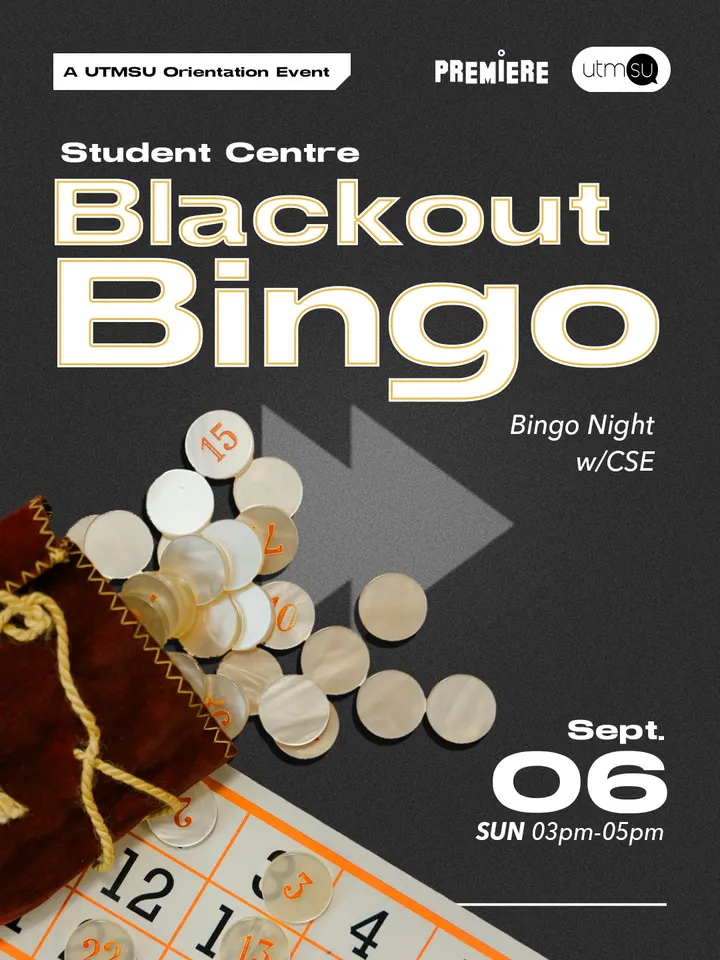 Premiere 26 Blackout Bingo event poster